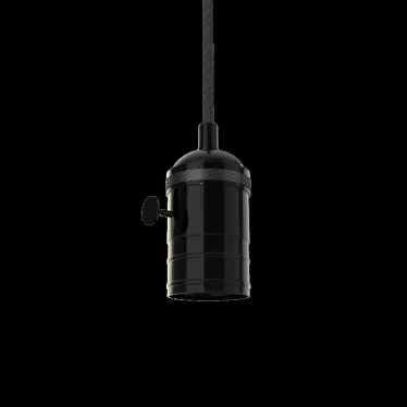 Светильник подвесной под лампу 1хE27 AC 220В Черный IP20 1000х38х83мм Алюминий Decor Gauss
