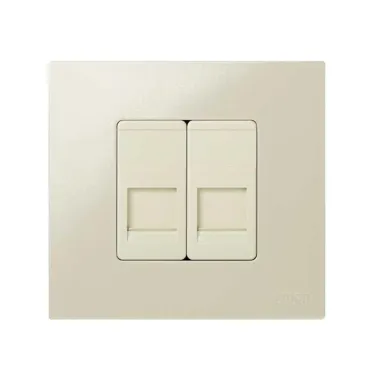 Адаптер на 1 RJ45(12) 75528-, 75540-, 75541-, 75544-39, узкий, шторка, S27, сл.кость