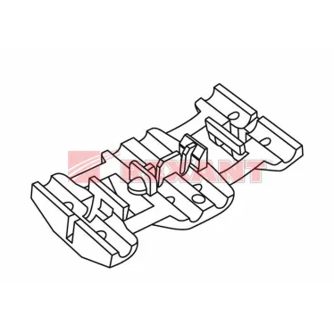 Ответвитель питания 0.5-0.75 кв мм (ОВ) красный, REXANT