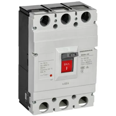 Выключатель автоматический ВА66-39 3Р 630А 35кА GENERICA