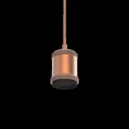 Светильник подвесной под лампу 1хE27 AC 220В Медный IP20 1000х48х80мм Алюминий Decor Gauss