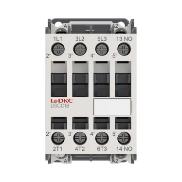 Магнитный контактор YON DSC018 18A 7,5кВт AC3 3P кат.48В AC 1НО | DSC018-3C10A048 | DKC