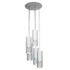 Светильник Касабланка 251 бел. муар НСБ 01-5х60-135 Е27 ИМ