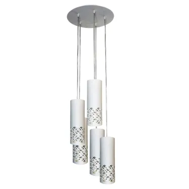 Светильник Касабланка 251 бел. муар НСБ 01-5х60-135 Е27 ИМ