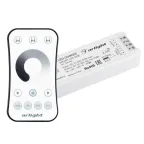 Диммер SMART-DIM-SET-RING (12-24V, 1x8A, ПДУ 2.4G) (, IP20 Пластик, 5 лет)