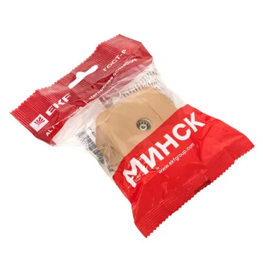 Розетка TV 1-местная ОП Минск 75Ом 5-862МГц светлое дерево