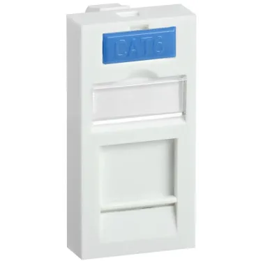 Вставка 45х22.5мм для 1 модуля Keystone Jack с маркером