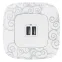 Зарядное устройство Valena ALLURE два USB-разъема 240В/5В 1500мА лицевая панель белое