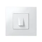 Кабельный выход с зажимом для кабеля, S27, белый