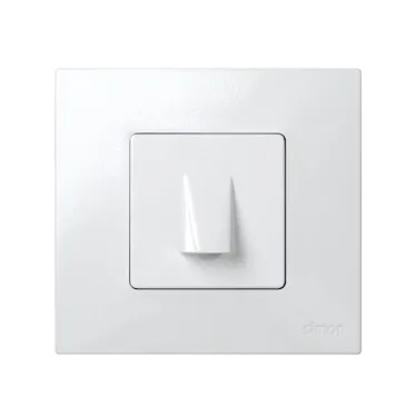 Кабельный выход с зажимом для кабеля, S27, белый