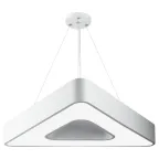 Светильник LED Geometria Delta SPO-153-W-40K-030 30Вт 4000К 2100Лм IP40 600х80 белый подвесной драйвер внутри