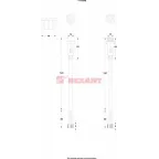 Соединительный кабель (4pin) герметичный (IP67) 4х0.75кв мм белый, REXANT