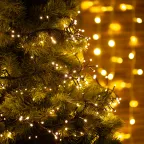 Гирлянда «Кластер LED» 3 м, темно-зеленый ПВХ IP20, 288 диодов, цвет теплый белый | 303-626 | NEON-NIGHT