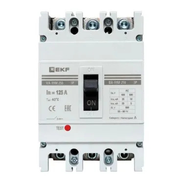 Выключатель автоматический ВА-99М 250/125А 3P 35кА