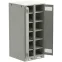Шкаф LINEA B аккумуляторный 2000х900х950мм двустворчатая металлическая дверь серый
