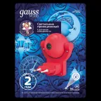 Светильник ночник розеточный 0.5 Вт Розовый IP20 с фиксированной проекцией и датчиком освещённости MOOD Gauss