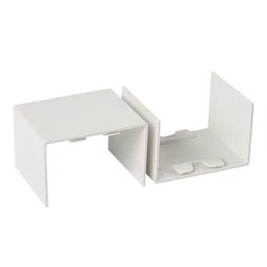 Соединитель (60х40) (4 шт) Plast PROxima белый