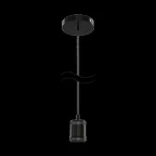 Светильник подвесной под лампу 1хE27 AC 220В Черный IP20 1000х48х80мм Алюминий Decor Gauss