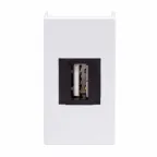 VIVA Розетка 1 модуль белая USB 2.0