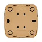 Розетка TV 1-местная ОП Минск 75Ом 5-862МГц светлое дерево