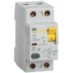 Выключатель дифференциального тока (УЗО) ВД1-63S 2Р 50А 300мА(Электромеханическое)