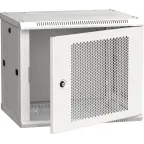Шкаф LINEA W 9U 600x450 мм дверь перфорированная RAL7035