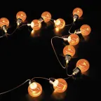 Гирлянда садовая на солнечной батарее 20 LED ламп Большие Шары Белый свет Solar, 1/12 | GS034 | Gauss