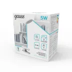 Светильник настольный GTL205 5W 330lm 4000K 5V Li-ion 1200mA белый диммируемый LED 1/25/50 | GT2051 | Gauss