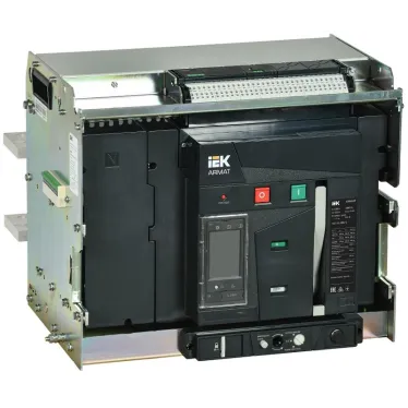 Выключатель автоматический воздушный ARMAT выдвижного исполнения 4P F 125кА 2500А расцепитель TT с комплектом аксессуаров 220В: мотор привод катушка включения катушка отключения