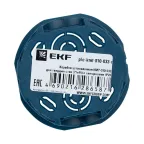 Коробка установочная КМТ-010-033 для твердых стен (71х45) с саморезами IP20 розничный стикер PROxima