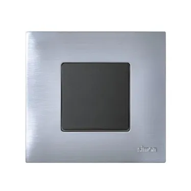 Рамка-декор на 1 пост для 2700610-03., S27Pl, нержавеющая сталь