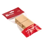 Соединитель (40х25) (4 шт) Plast PROxima под светлое дерево