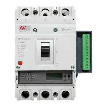 Выключатель автоматический AV POWER-2/3 250А 100kA ETU6.2 AVERES