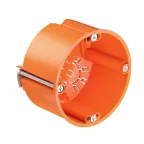 Коробка монтажная для полой стены d68mm H47mm без галогена IP30 6 вводов с винтами