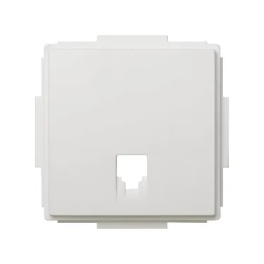 Накладка телефонной розетки, Scudo, белый