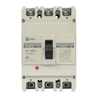 Выключатель автоматический ВА-99М 250/160А 3P 35кА PROxima