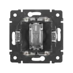 VALENA Розетка телевизионная ТV звезда в рамку 2400мГц 1.5дБ алюминий