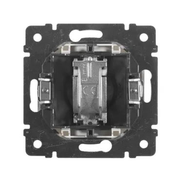 VALENA Розетка телевизионная ТV звезда в рамку 2400мГц 1.5дБ алюминий