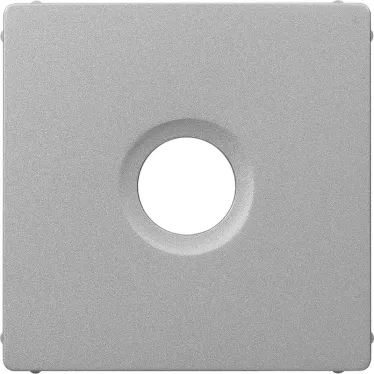 Valena LIFE Лицевая панель для розеток ТВ Алюминий