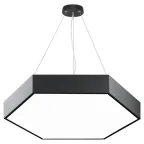 Светильник LED Geometria Hexagon SPO-121-B-40K-038 38Вт 4000K 4000Лм IP40 600*80 черный подвесной драйвер внутри
