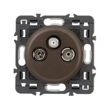 Celiane Лицевая панель TV-FM-SAT для розетки 067388 графит