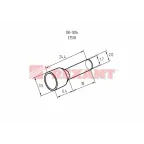 Наконечник штыревой втулочный изолир F-18 мм 1.5 кв мм (НШВи 1.5-18) черный, REXANT