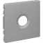 Valena LIFE Лицевая панель для розеток ТВ Алюминий