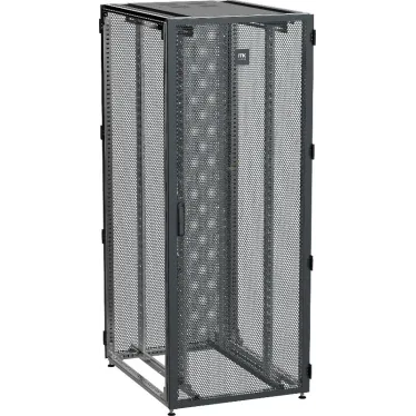 Шкаф серверный by ZPAS 19'' 47U 0.8x1.2м одностворчатые перфорированные двери черный РФ