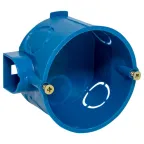 Коробка установочная КМТ-010-002 для твердых стен 60х40 полипропилен синяя IP20 PROxima