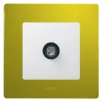 ETIKA Розетка телевизионная TV оконечная белая