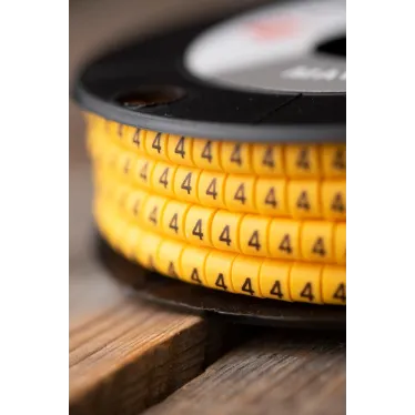 Маркер кабельный 2.5кв.мм 4 (1000ед) (ЕС-1)