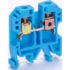 Зажим наборный 50А 6 мм.кв ЗН-101 синий