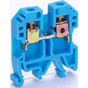 Зажим наборный 50А 6 мм.кв ЗН-101 синий