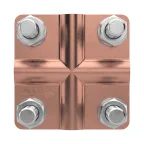 Соединитель пруток-пруток D10мм медь